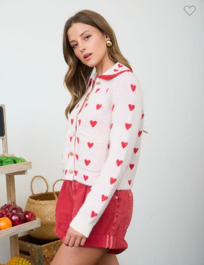 Helen heart Cardi