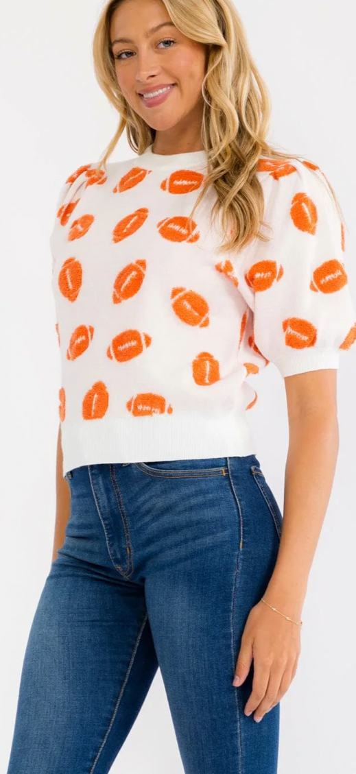 Game day mini football top
