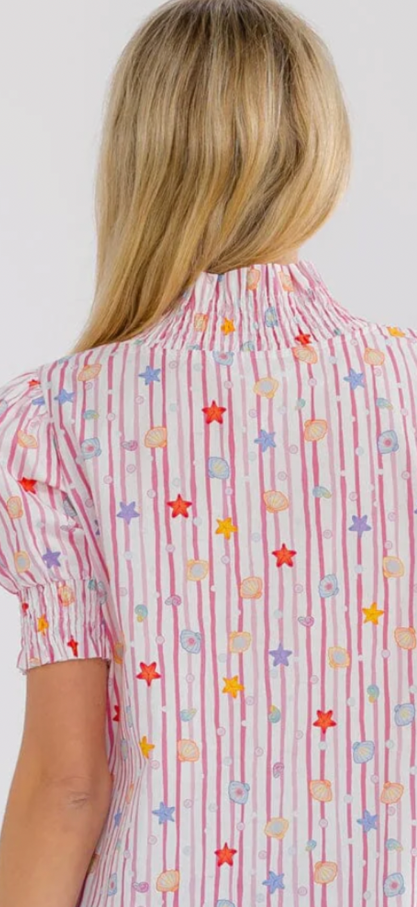 Mock neck top