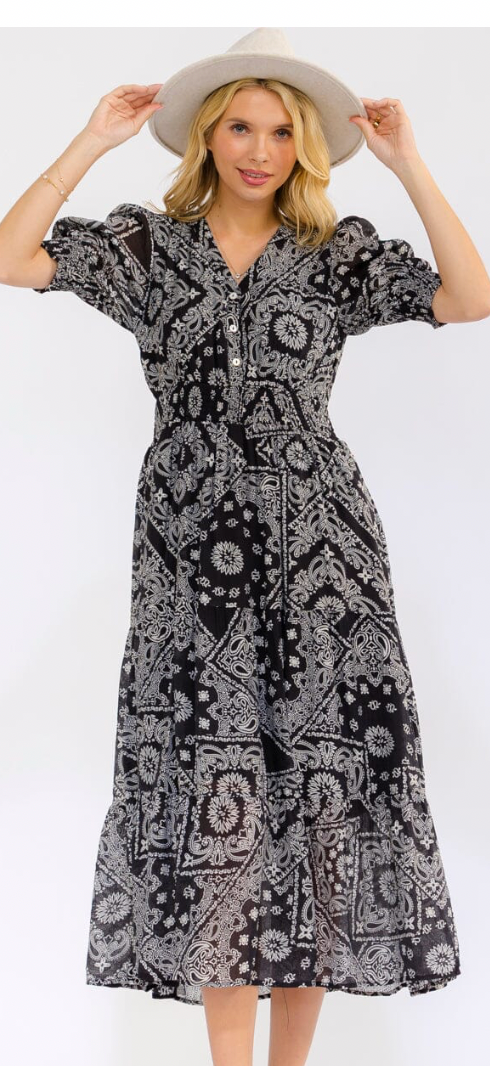 Western bandana dress