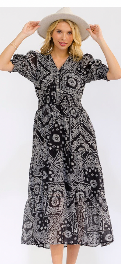 Western bandana dress