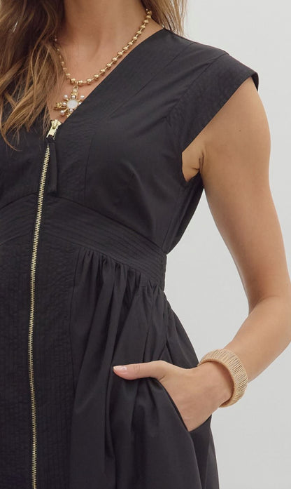 Scarlett zipper front dress