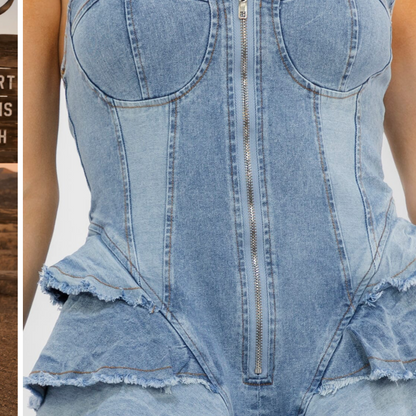 Daisy denim dress