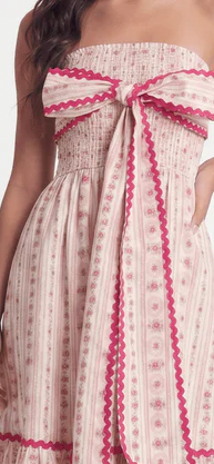 Bownita blush dress