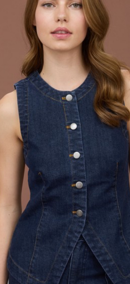 Di denim vest