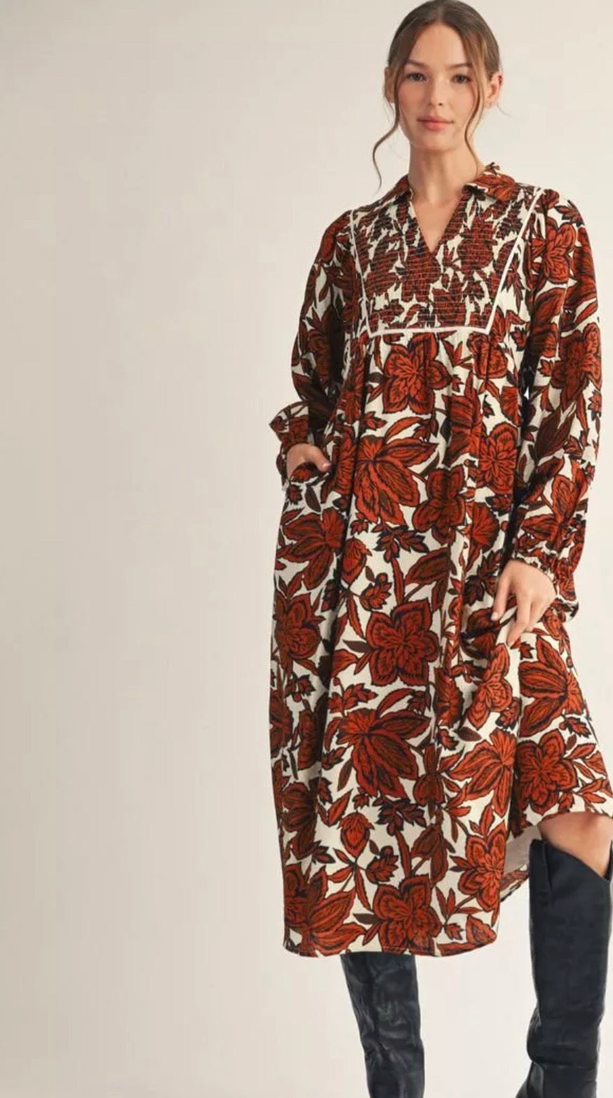 Autumn hibiscus maxi