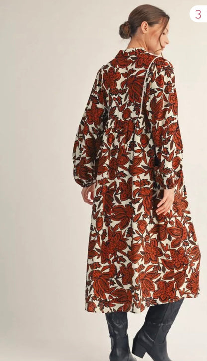 Autumn hibiscus maxi