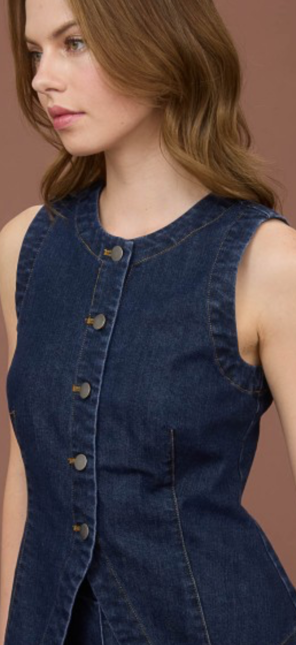 Di denim vest