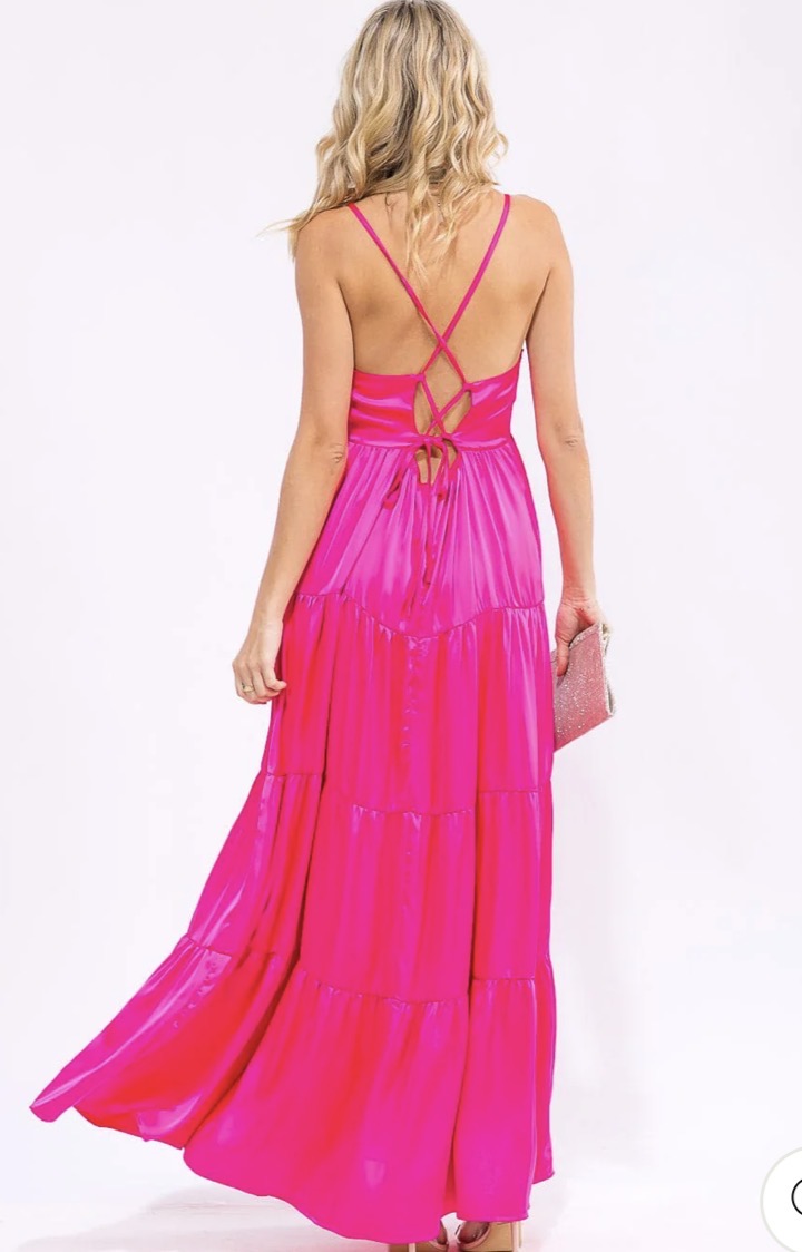 Shiloh satin dress