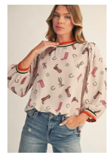 3/4 Sleeve Boots Up Top