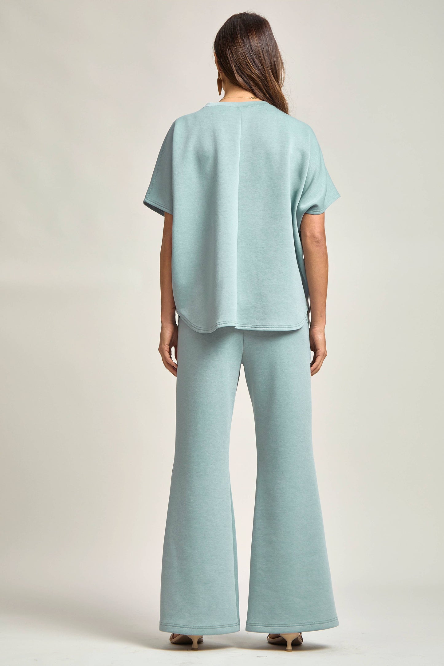 Polly Poncho Top + Bell Bottom Modal Set