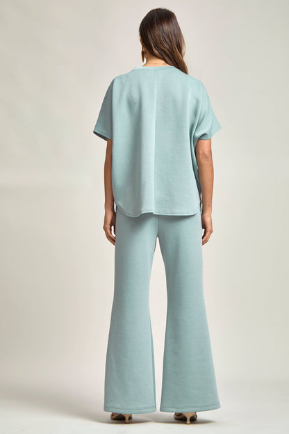 Polly Poncho Top + Bell Bottom Modal Set