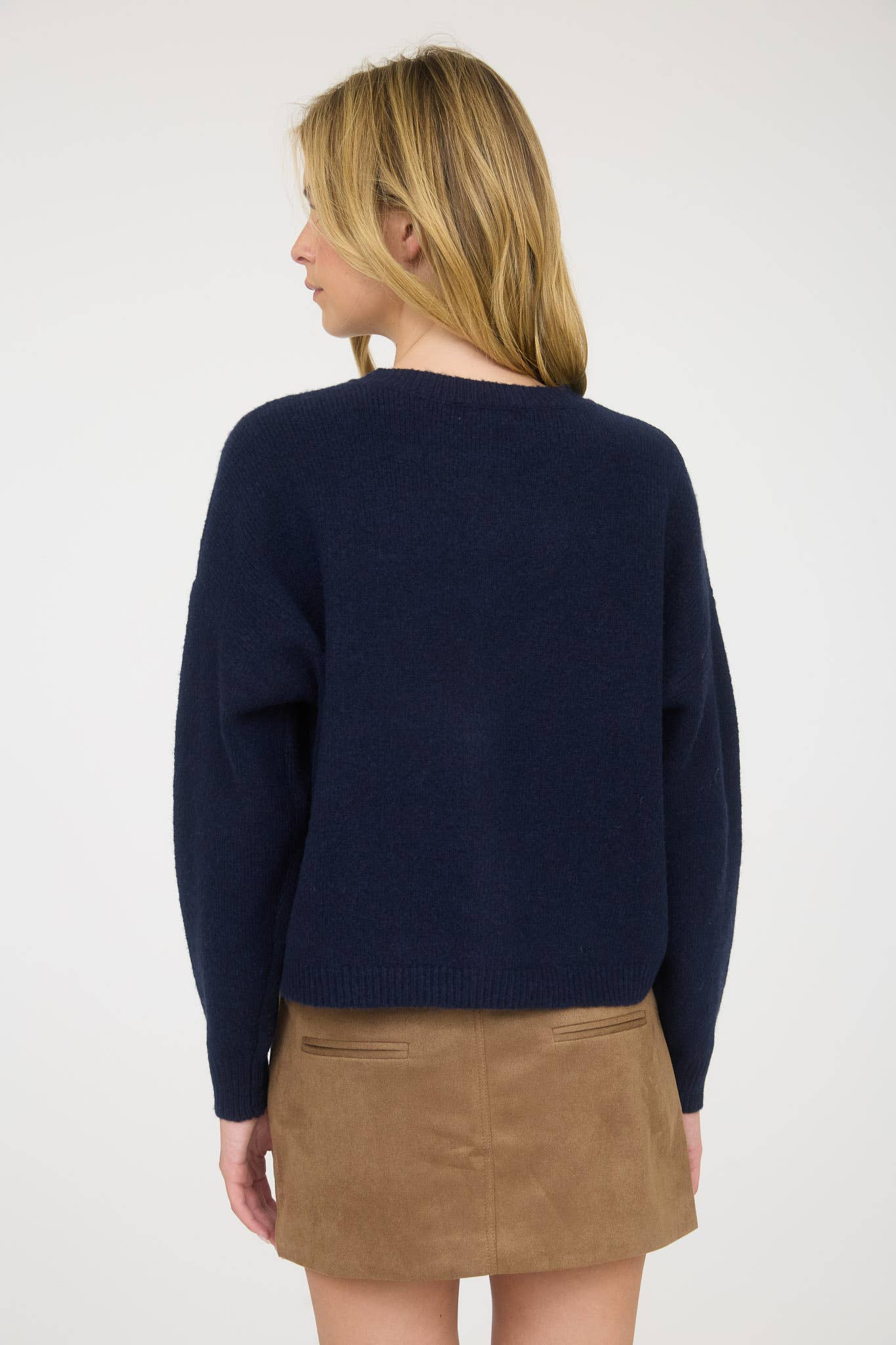 HORSE JACQUARD LONG SLEEVE BUTTON DOWN CARDIGAN