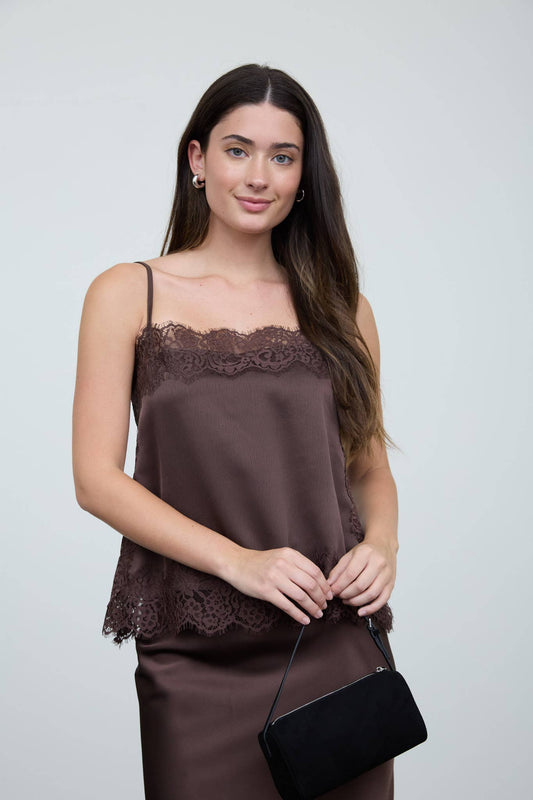 Lace the day TRIM DETAIL CAMI (PRE-ORDER)