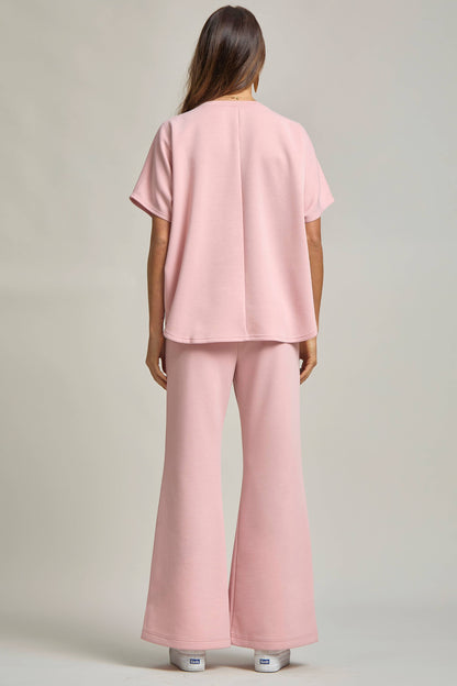 Polly Poncho Top + Bell Bottom Modal Set