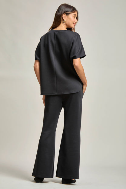 Polly Poncho Top + Bell Bottom Modal Set