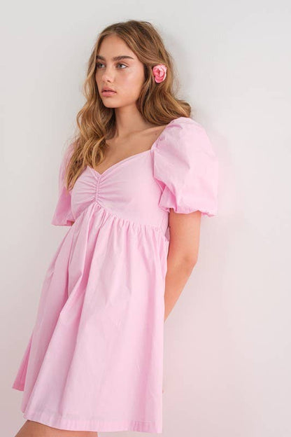- The Sophi dress - Balloon Sleeve Mini Dress