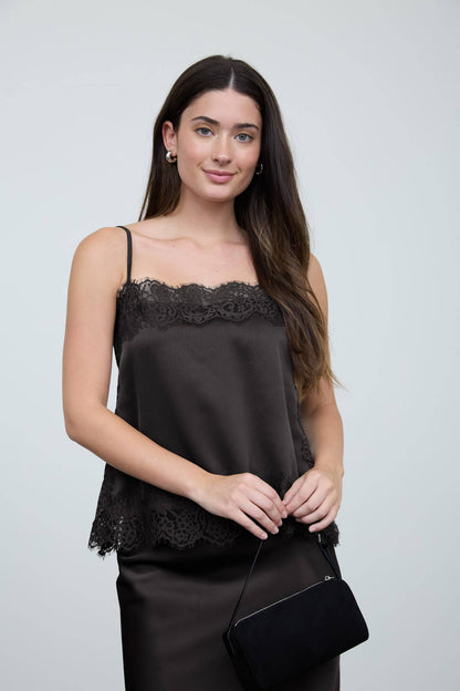 Lace the day TRIM DETAIL CAMI (PRE-ORDER)