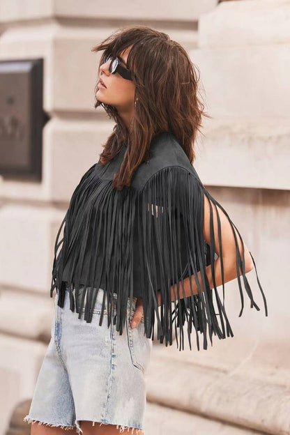 Fernie fringe vest