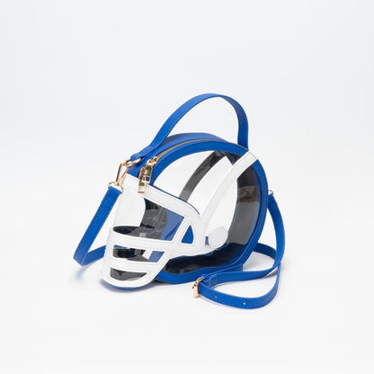 Clear Gameday Football Helmet Satchel/Crossbody Bag