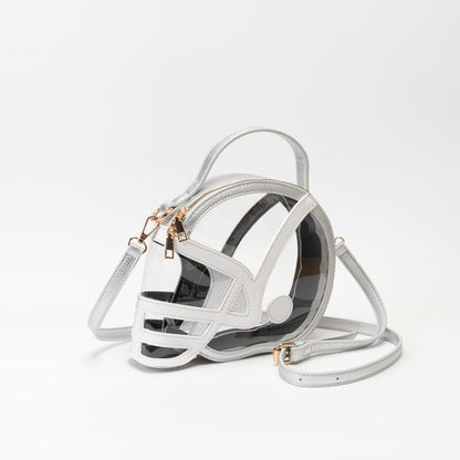 Clear Gameday Football Helmet Satchel/Crossbody Bag